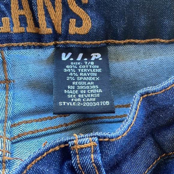 VIP size 7/8 jeans blue - Picture 4 of 4